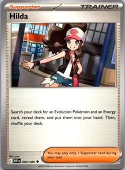 Hilda 084/086 Uncommon White Flare Pokemon Near Mint - Image 1