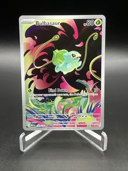 Bulbasaur 133/132 Illustration Rare Mega Evolution Pokemon TCG - Image 1