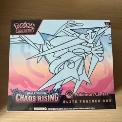 Pokemon TCG Chaos Rising Pokemon Center ETB - Damaged seal - tear on side - Image 1