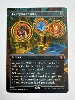 MTG Extraplanar Lens (Borderless) - Commander Masters (CMM) #656 NM - Magic - Image 1