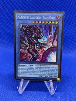 YuGiOh Chaos Origins 1st Edition Magician of Dark Chaos CORI-EN027 Secret Rare - Image 1