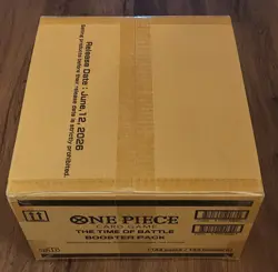 One Piece OP16 The Time Of Battle Sleeved Booster Case 144 - Factory Sealed - Image 2