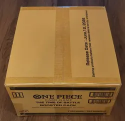 One Piece OP16 The Time Of Battle Sleeved Booster Case 144 - Factory Sealed - Image 3
