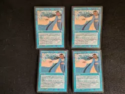 4x Hydroblast Ice Age MTG - Light Play and Near Mint - Actual Photos - Image 1