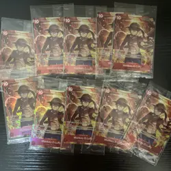 One Piece TCG Treasure Booster Monkey D Luffy Sealed Promo (. x10 ) 🔥 - Image 1