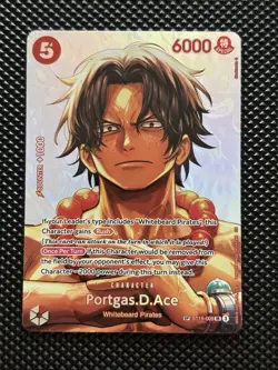 Portgas.D.Ace ST15-005 SR One Piece TCG Card SP Edition OP16 - Image 1