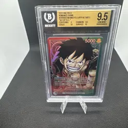 Bandai One Piece Romance Dawn Monkey D. Luffy OP01 - 003 Beckett Gem mint 9.5 - Image 1