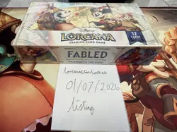 Disney Lorcana Fabled Booster Box Factory Sealed - In Hand - Image 4
