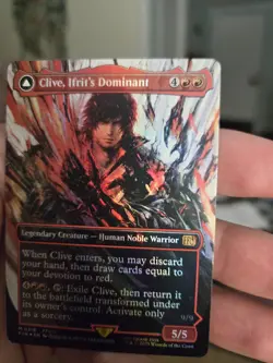 Clive, Ifrit's Dominant (0318) (Borderless) FOIL Final Fantasy MTG Mythic - Image 5