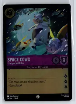 Space Cows #54/204 Winterspell Foil Disney Lorcana - Image 1