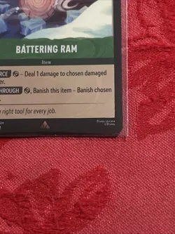 FOIL Disney Lorcana Winterspell - Battering Ram - 101/204 - Rare - M/NM FOIL - Image 5
