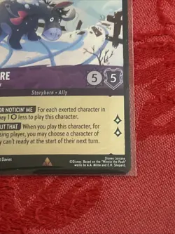 FOIL Disney Lorcana Winterspell - Eeyore - In the Way - 45/204 - Rare - FOIL - Image 5