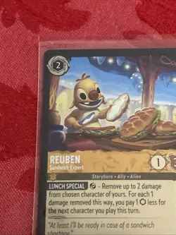 FOIL Disney Lorcana Winterspell - Reuben - Sandwich Expert - 21/204 - FOIL - Image 3