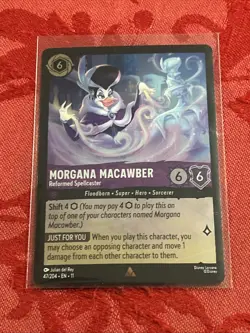 FOIL Lorcana Winterspell - Morgana Macawber - Reformed Spellcaster 47/204 FOIL - Image 1