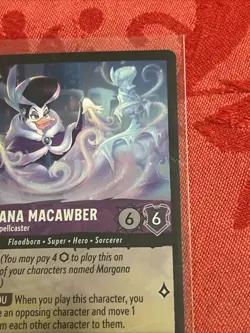 FOIL Lorcana Winterspell - Morgana Macawber - Reformed Spellcaster 47/204 FOIL - Image 2