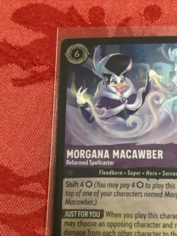 FOIL Lorcana Winterspell - Morgana Macawber - Reformed Spellcaster 47/204 FOIL - Image 3