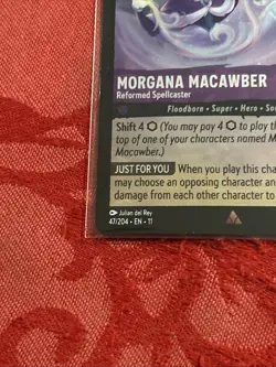 FOIL Lorcana Winterspell - Morgana Macawber - Reformed Spellcaster 47/204 FOIL - Image 4