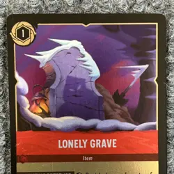 Disney Lorcana Winterspell Lonely Grave 132/204 Foil Item Card - Image 5