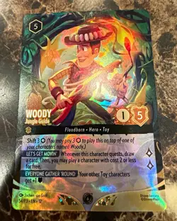 Disney Lorcana Woody - Jungle Guide 54/P3 Promo Holo Card (Store Championship) - Image 1