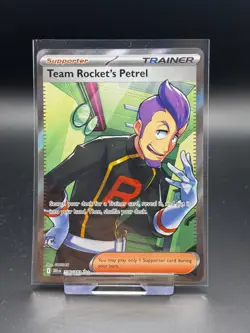 Team Rocket's Petrel 226/182 Destined Rivals Ultra Rare Near Mint Pokemon Card T - Image 1