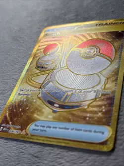 Switch 206/165 Pokemon Card Hyper Rare Gold Trainer SV 151 Mew en NM - Image 4