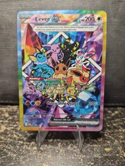 Eevee EX Prismatic Evolutions Fan art custom card - Image 1