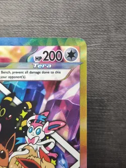 Eevee EX Prismatic Evolutions Fan art custom card - Image 2