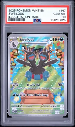 Pokemon TCG Zweilous Illustration White Flare Card 147/086 - Image 2