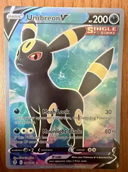 Umbreon V Evolving Skies 188/203 Holo Custom Handmade Fan Art Card - Image 1