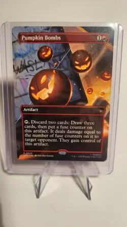 Pumpkin Bombs - 0026 - R - Non Foil - Borderless - Spider-Man - MTG - NM/M - Image 1