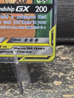 Pikachu & Eevee GX Tag Team Full Art Fan art card non t c g - Image 3