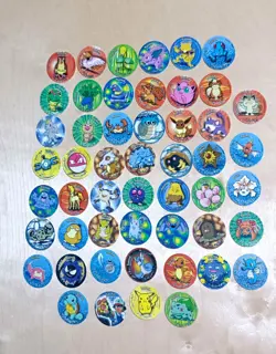 Pokemon Arabic lays tazo card Nintendo 2000 كروت بوكيمون عربي - Image 3