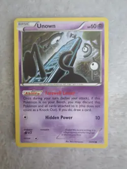 Unown 30/98 : Common Pokemon Card : XY07: Ancient Origins - Image 1