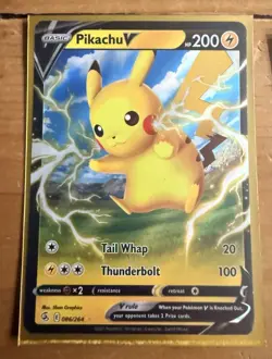 Nintendo Pokemon TCG Holo Promo V 9-Card Lot Pikachu/Boltund/Mew & More - Image 1
