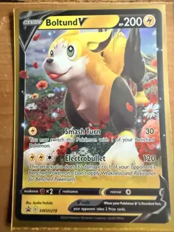 Nintendo Pokemon TCG Holo Promo V 9-Card Lot Pikachu/Boltund/Mew & More - Image 2