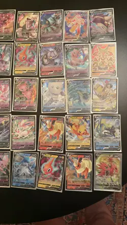 Pokemon V Card Lot of 32 Never Played, Kept in Sleeves (All Holo) - Image 4