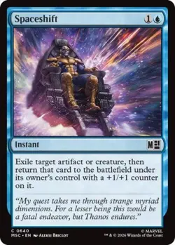 ~ Spaceshift ~ NM Foil ~ Commander: Marvel Super Heroes ~ MTG ~ - Image 1