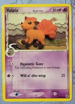 Vulpix 70/101 Delta Species Dragon Frontiers Pokemon Card NM - Image 1
