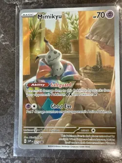 Mint Mimikyu 075 Sv: Scarlet & Violet Promo Cards Holo from paldean fates etb - Image 1