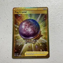 Pokemon TCG Fog Crystal 227/198 Chilling Reign Gold Card Secret Rare Near Mint - Image 1