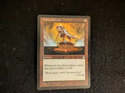 1x Horn of Greed Stronghold MTG - Near Mint, Pack to Sleeve - Actual Photos - Image 1