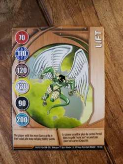 Bakugan Battle Brawlers LIFT Gate Card BA262-GA-SM-GBL 19/48c - Image 1