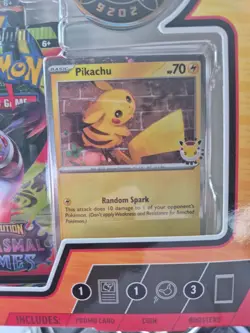 Collection Box Pokemon Booster Packs Pikachu Promo Card Coin 2026 - Image 2