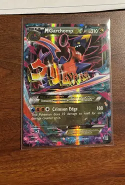 Pokemon Mega M Garchomp EX Promo XY168 - Image 2