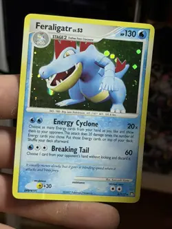 Feraligatr 8/123 Mysterious Treasures 2007 Holo Rare Pokemon Card - Image 3