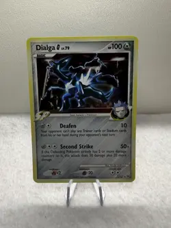 Dialga G (Pokemon league) 7/127 2009 Platinum Edition promo Card Reverse Holo NM - Image 2