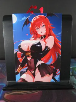 Rias Gremory High School DxD Custom Art Card NM Anime Waifu Collectible - Image 1