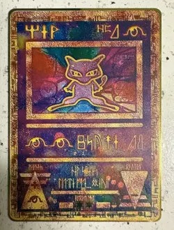 METAL CARD WOTC Ancient Mew 1999 English METAL CARD w/ Mystery Bonus Cards! - Image 1
