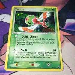 Yanma 28/109 Stamped Reverse Holo TEAM ROCKET RETURNS Light Play ~ Pokemon Card - Image 1