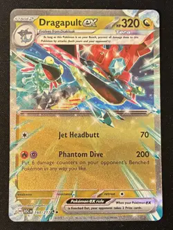 Dragapult EX 160/217 Ascended Heroes Double Rare Pokemon TCG Card NM Near Mint - Image 1